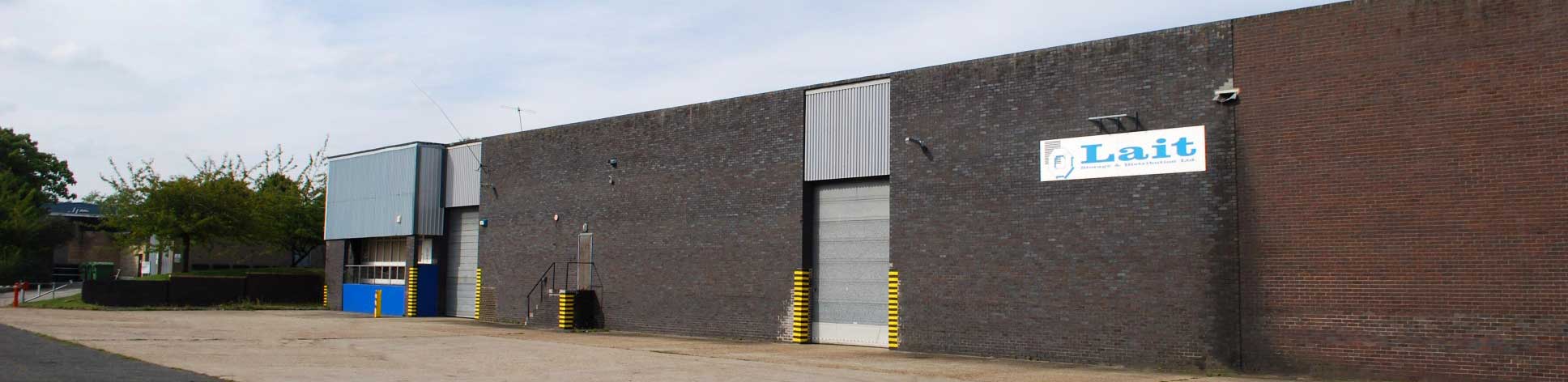 Exterior of the Lait Storage warehouse